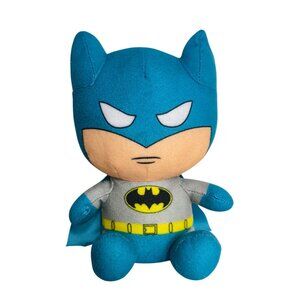 DC Comics Batman 7" Plush Big Head Blue/Gray Justice League Superhero Stuffed